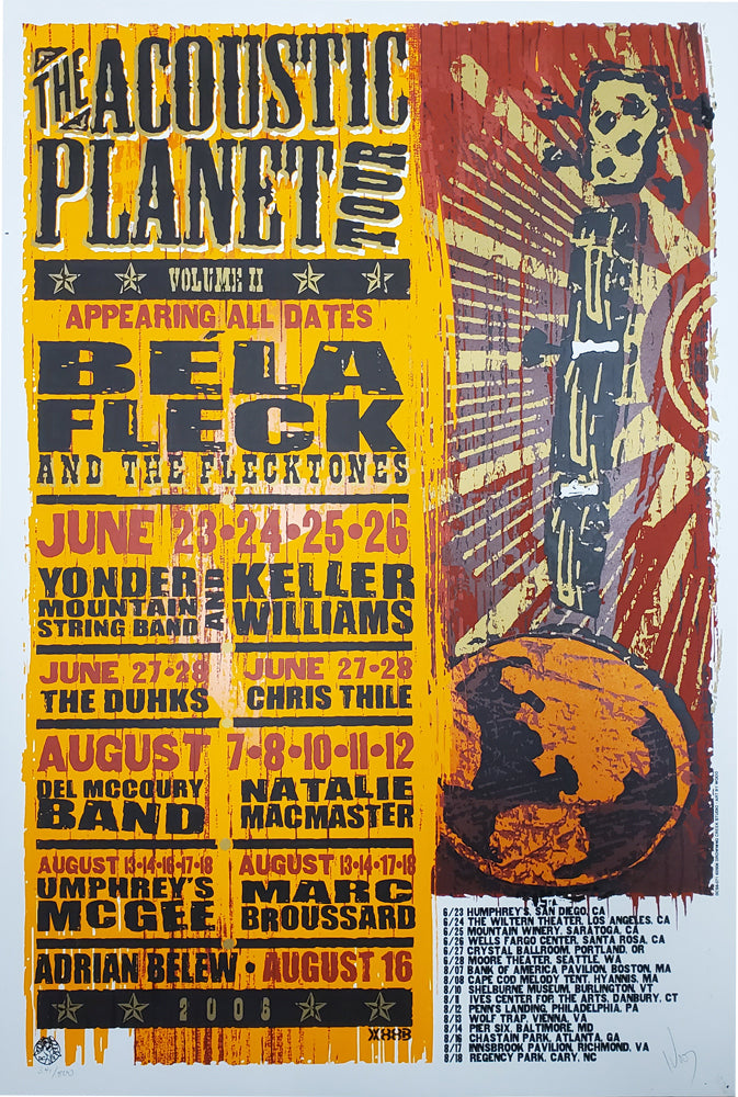 POSTER - The Acoustic Planet Tour Limited Edition Print